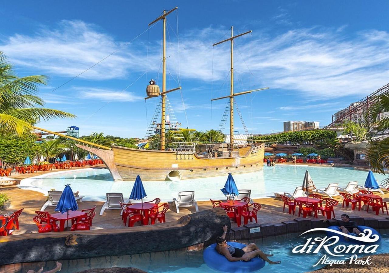 Villas diRoma com um dia de acesso Acqua Park, Splash e Slide Caldas Novas Exterior foto